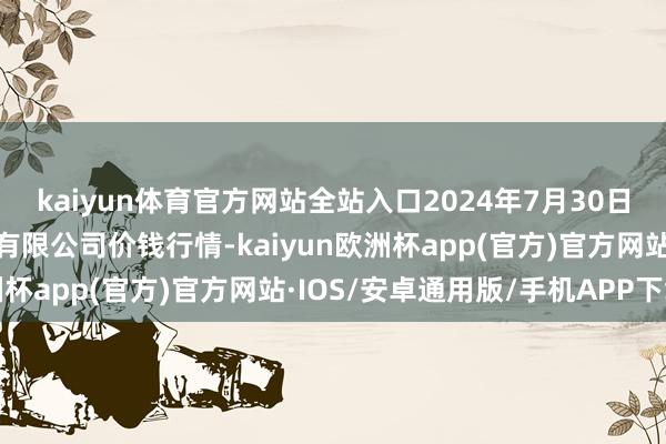 kaiyun体育官方网站全站入口2024年7月30日长沙马王堆农居品股份有限公司价钱行情-kaiyun欧洲杯app(官方)官方网站·IOS/安卓通用版/手机APP下载