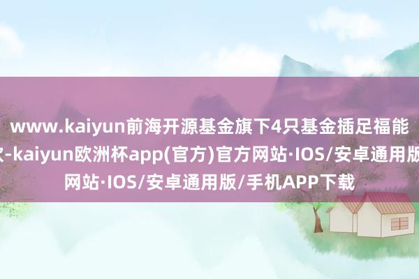 www.kaiyun前海开源基金旗下4只基金插足福能股份前十大鼓吹-kaiyun欧洲杯app(官方)官方网站·IOS/安卓通用版/手机APP下载