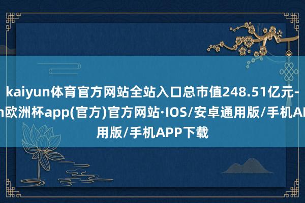 kaiyun体育官方网站全站入口总市值248.51亿元-kaiyun欧洲杯app(官方)官方网站·IOS/安卓通用版/手机APP下载