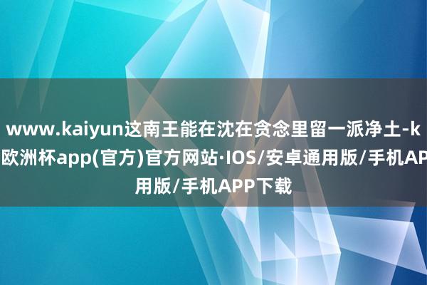 www.kaiyun这南王能在沈在贪念里留一派净土-kaiyun欧洲杯app(官方)官方网站·IOS/安卓通用版/手机APP下载